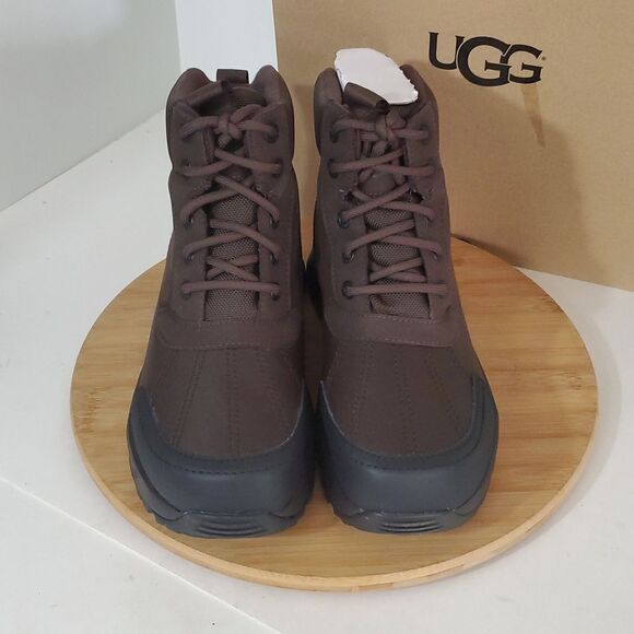 UGG Men\'s Emmett Waterproof Leather Duck Boot Stout Size 9 NIB main image 12